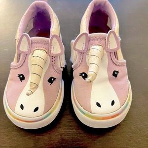 Little girl’s Unicorn Vans